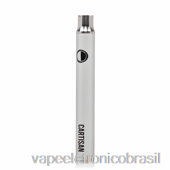 Vape Eletrônico Cartisan Botão Vv 350 510 Bateria Prata